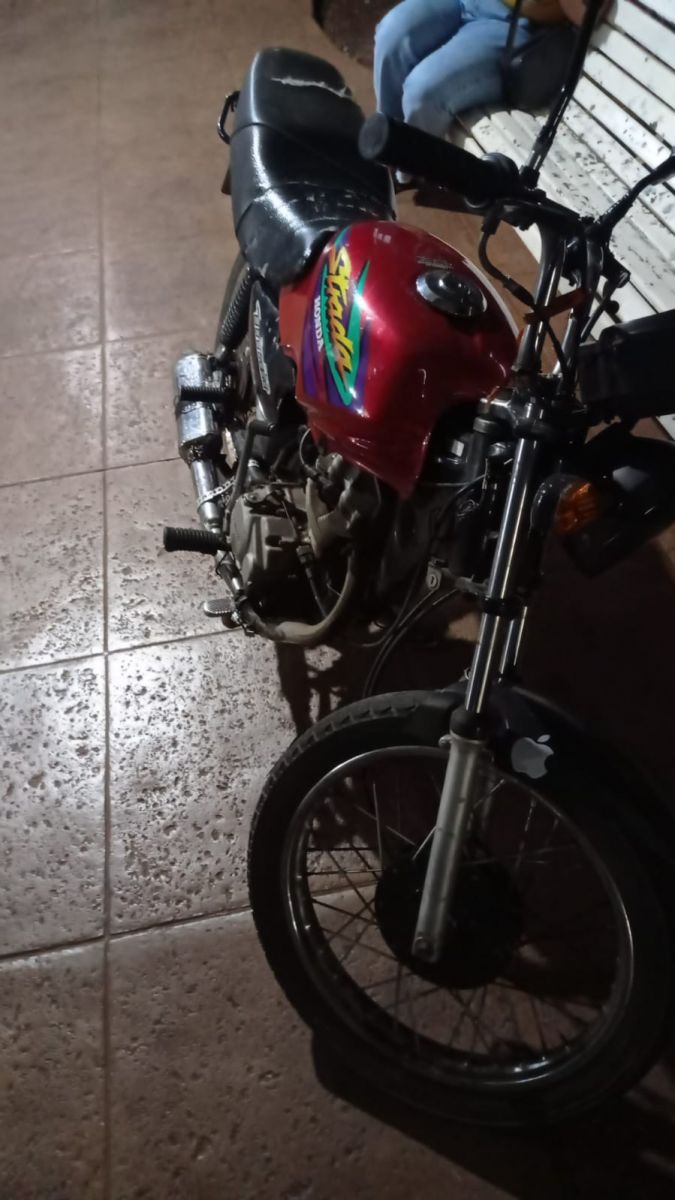 Motocicleta apreendida 